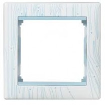 Rama ornament 1 post Albastru Grafitti Legrand Valena